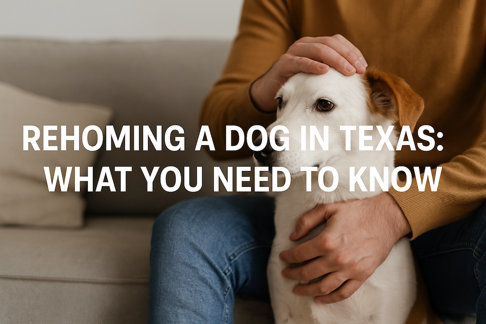 Rehoming a Dog in Texas: What You Need to Know