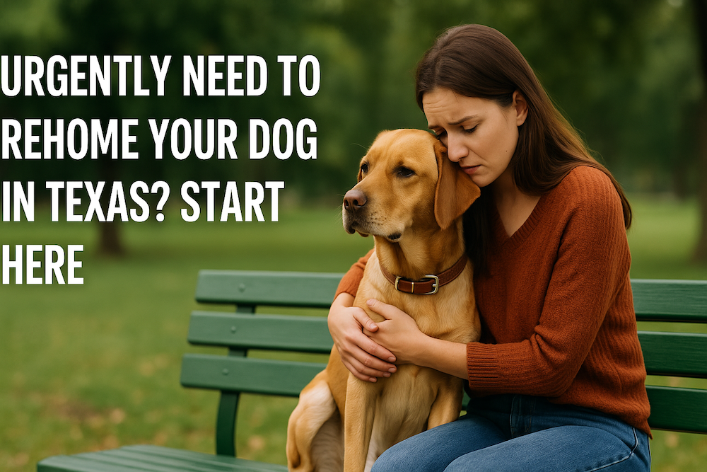 Urgently Need to Rehome Your Dog in Texas? Start Here