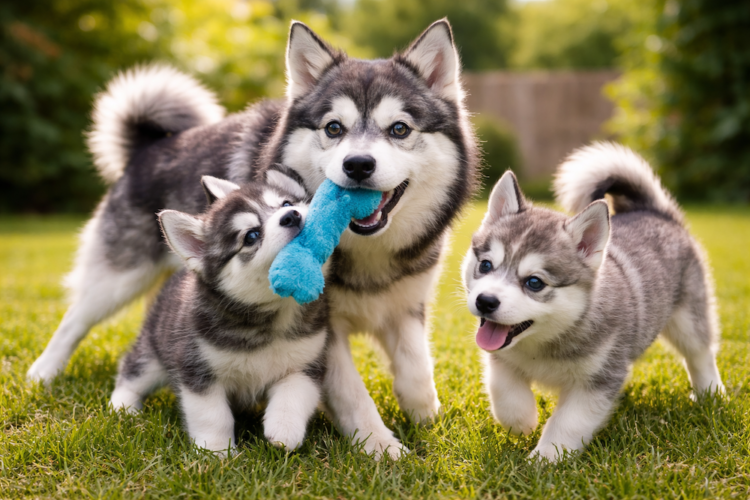 Alaskan Klee Kai puppies
